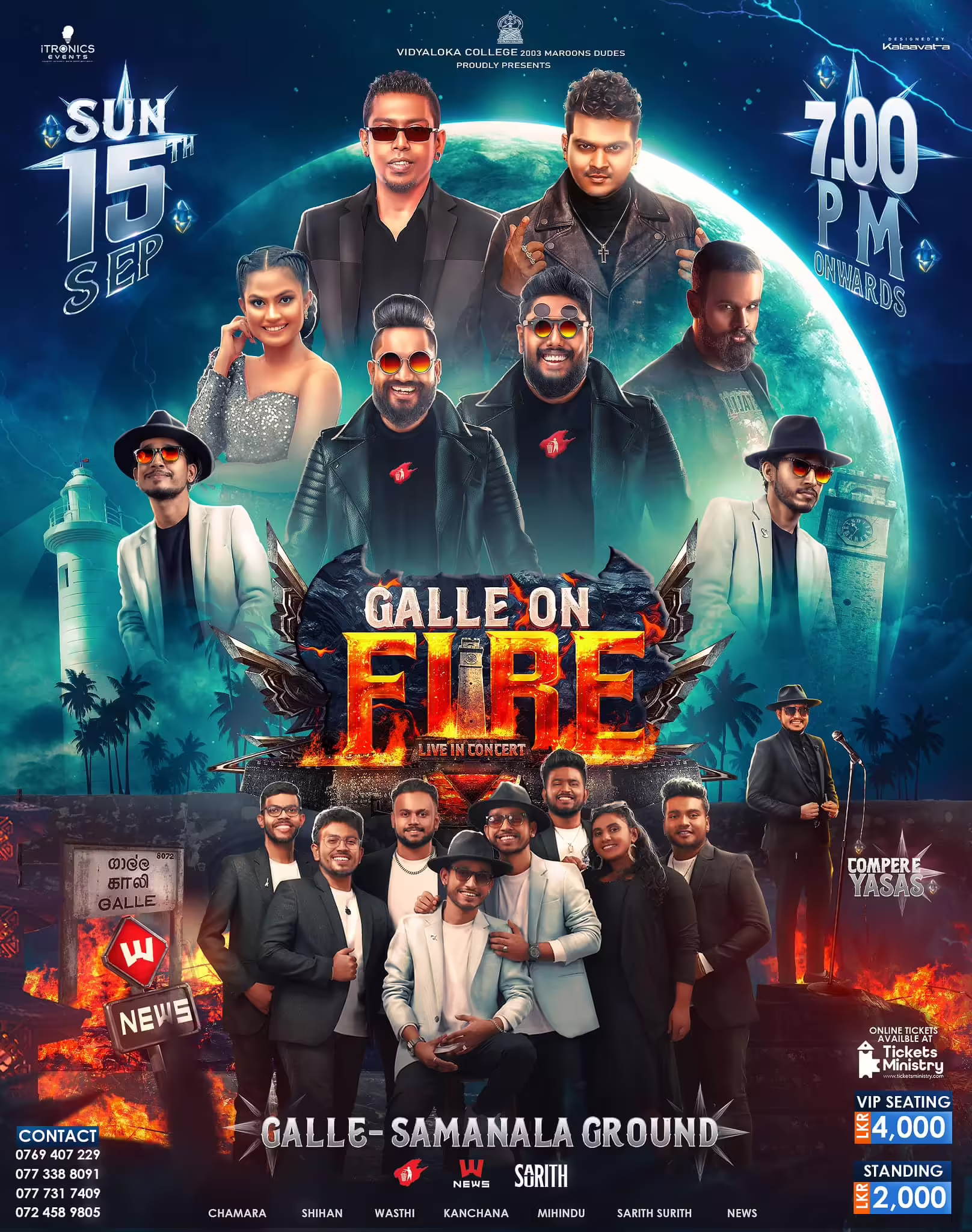 Galle on Fire Live in Concert